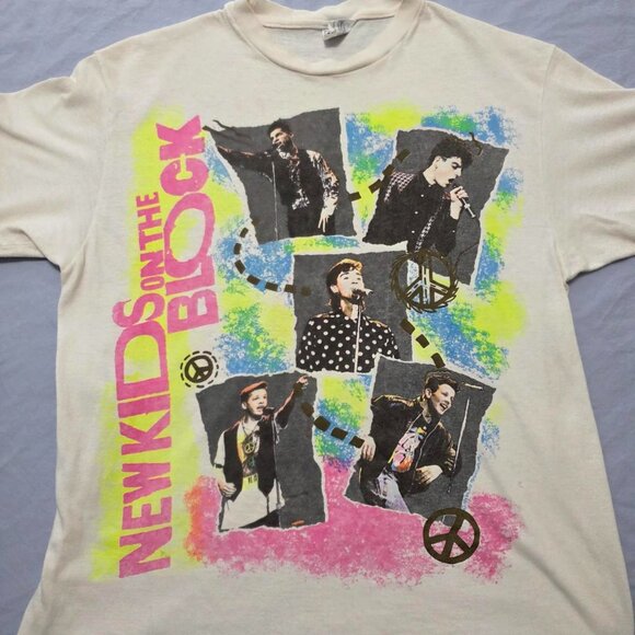 Vintage 1989 New Kids on the Block T-Shirt - Picture 1 of 4